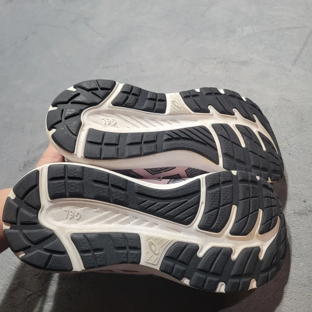 ASICS Running Shoes Womens 10 Grey Pink Gel-Contend 7 1012A911 Athletic Sneakers